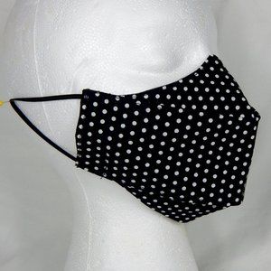 Beautiful Handmade Face Mask Kids 10-16 Yo. polka